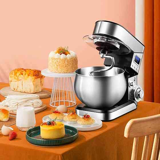 Миксер планетарный с чашей 6л, 4000Вт / Кухонный тестомес для дома / Кухонная машина Киев