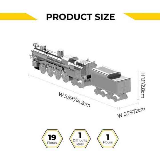 Колекційна модель-конструктор  Metal Time Polar Steel SE Magic Express Train Полярний експрес (MT082) Харьков