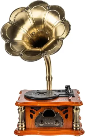 Проигрователь Грамофон Latone The Classic Horn Phonograph Brązowy (LT16SW) Киев
