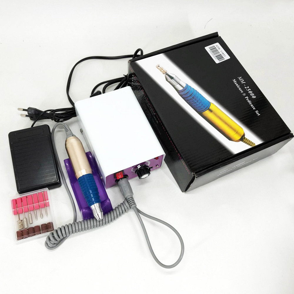 Апарат для домашнього манікюру, Портативний фрезер для манікюру, Портативний манікюрний апарат MO-39 Івано-Франківськ - фото 7