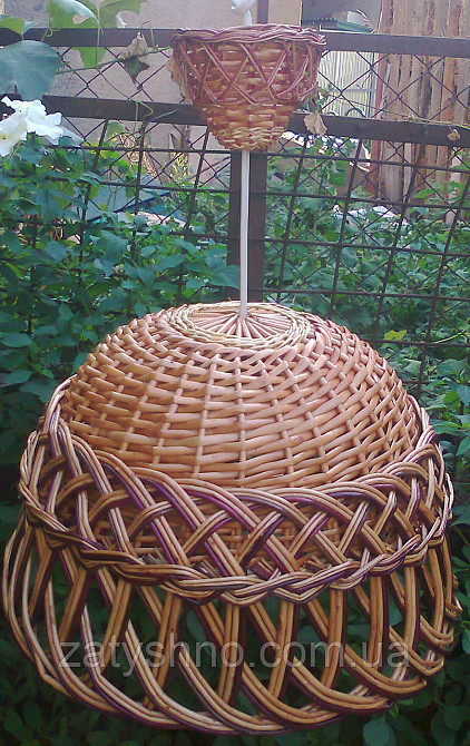 Люстра плетеная из лозы Киев - изображение 1