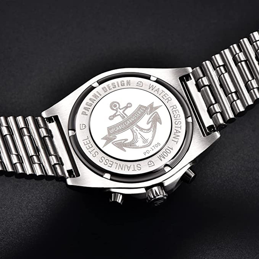 Pagani Design PD-1705-1 Silver-Black Steel Київ - фото 4