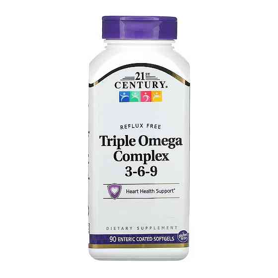 Омега 3 6 9 Triple Omega Complex 21st Century 90 капс Київ