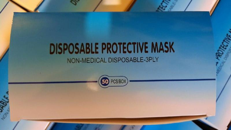 Медичні маски тришарові 50 шт в упаковці Дніпро - фото 7