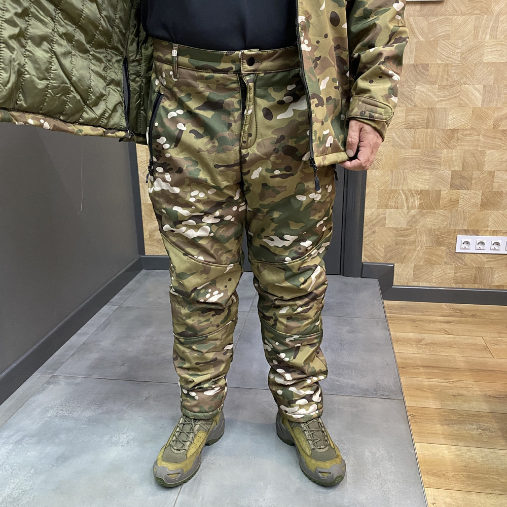 Костюм тактичний демісезон, Softshell, Мультикам, розмір XL, демісезонний костюм софтшелл для військових Solmir Київ - фото 4
