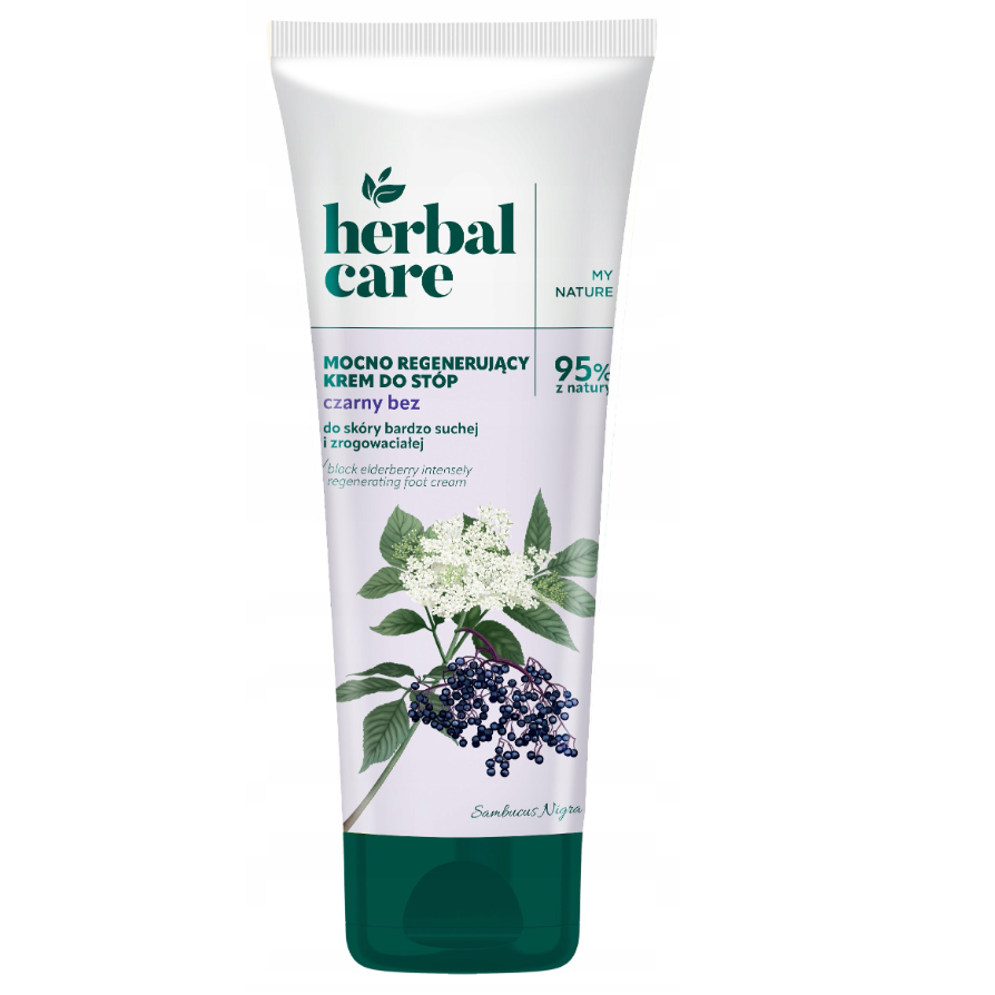 Крем для ног восстанавливающий Черная бузина Herbal care 100 мл Киев - изображение 3
