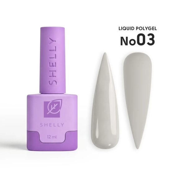 Жидкий полигель для ногтей 03 Liquid PolyGel Shelly 12 мл Киев