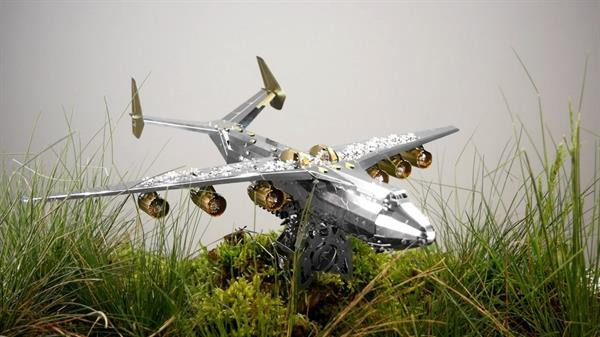 Колекційна модель Metal Time Ukrainian Dream Exclusive Edition Ан-225 Мрія зібрана двокольорова Харків - фото 10