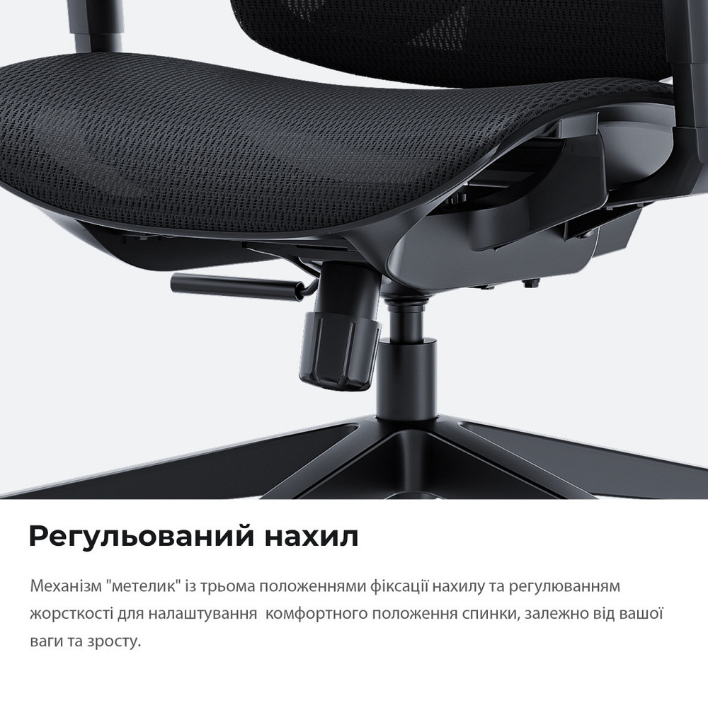 Крісло для геймерів Anda Seat X-Air Mega Size XL Mesh Space Black (AD-WY-01-BBB) Харьков - изображение 6