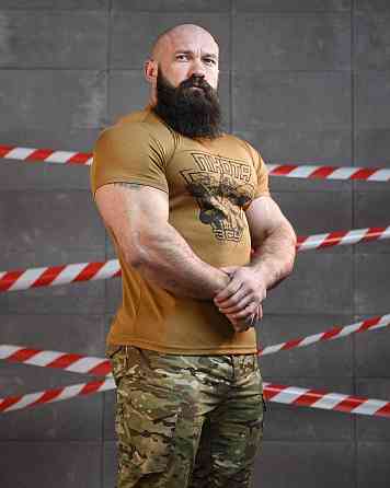 Тактична потовідвідна футболка SABUR ПИХОТА КАЙОТ ВТ6830 Одеса