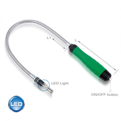 Магнитный захват Toptul гибкий 640мм 1,5кг с подсветкой (JJAD1625) Винница - изображение 2