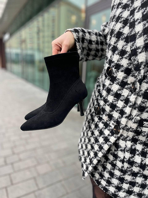 Без бренда Черевики жіночі Stefaniya nina 703-109 чорні (весна-осінь, еко-замша) (5759) Коломия - фото 10