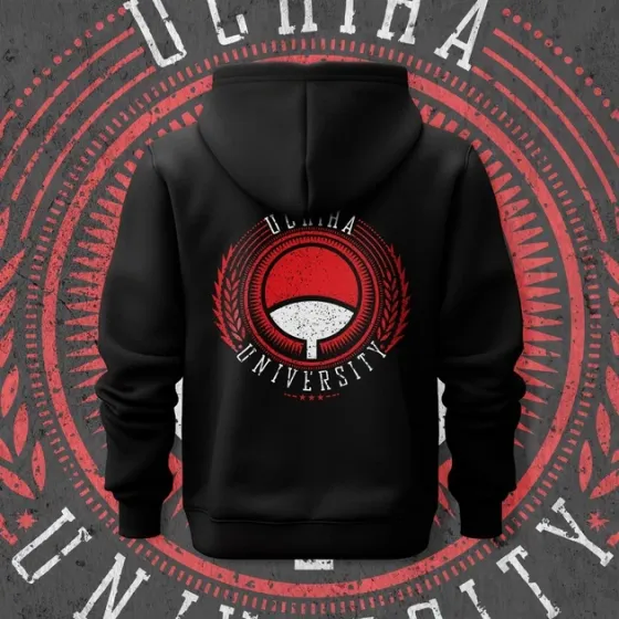 Худі для підлітка хлопчика з принтом Наруто Uchiha Unive140ity Red Розмір 140 Anime11192 Дніпро