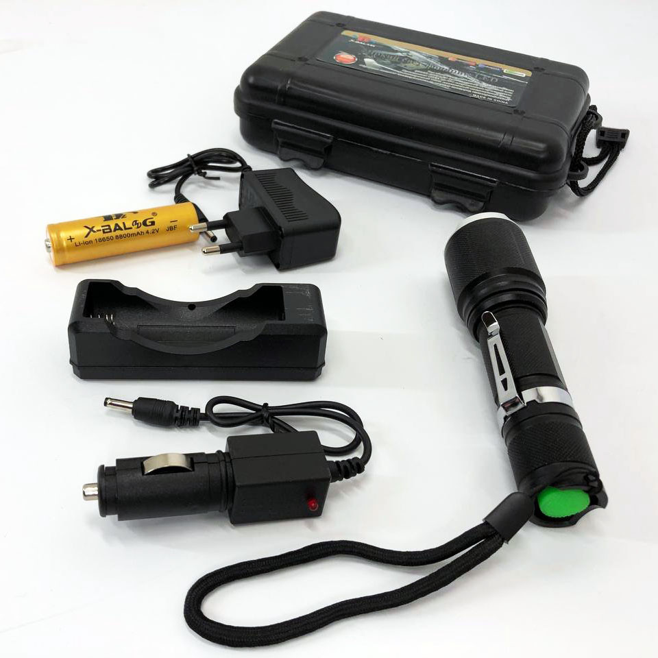 Фонарь военный зсу Bailong BL-1860-T6, Фонарик светодиодный ручной аккумуляторный портативный XC-41 Львов - изображение 10