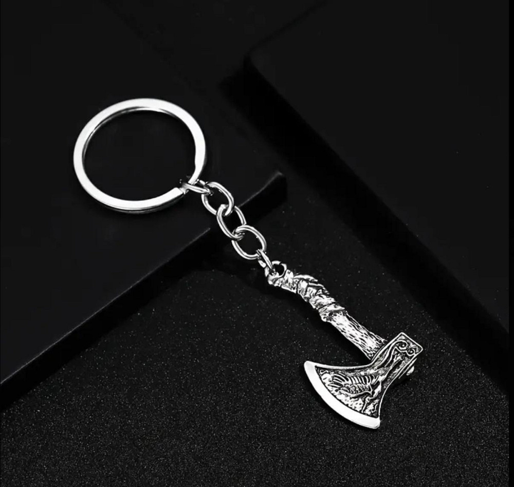 Брелок сокира вікінгів – скандинавський оберіг, метал Київ - фото 3