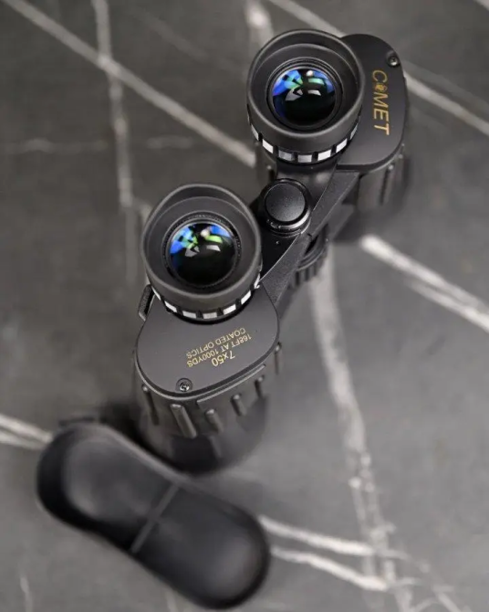 Бинокль Comet PRO 10х50 ПП7740 BaK-4 с FMC-покрытием Черный Винница - изображение 2
