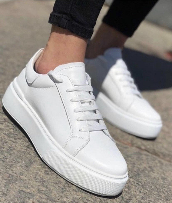 EMELI Кросівки жіночі EMELI 2117/2 білі (весна-осінь, шкіра натуральна) (4130) Коломыя - изображение 1