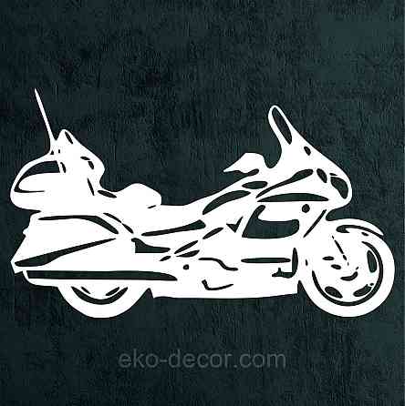 Декоративное настенное Панно «Байк» Декор на стену 70*55 см, Белый Киев