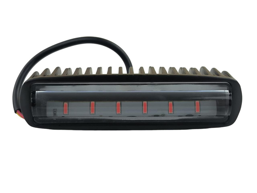 Фара POLICE червоно-синя (6 led, стробоскоп із кріпленням, прямокутна) світлодіодна Мукачево - фото 2