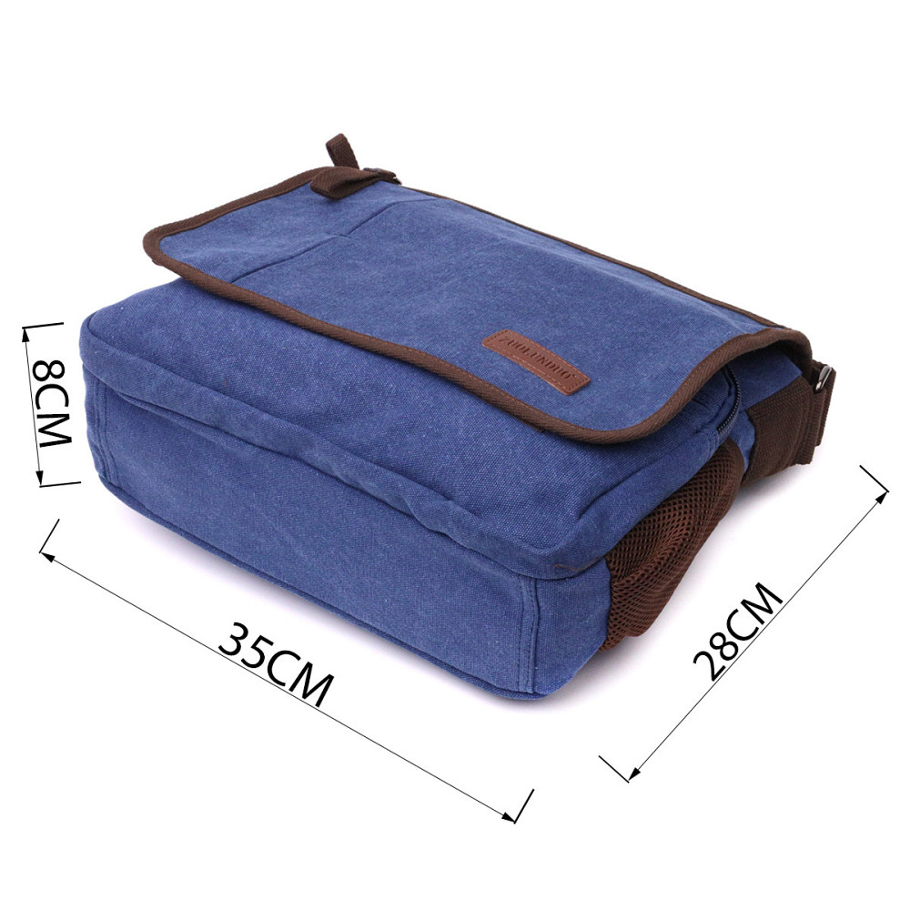 Мужская сумка через плечо для ноутбука 13