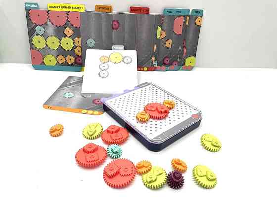 Гра логічна Hola Toys шестерні 40 карток із завданнями (E7985) Чернигов