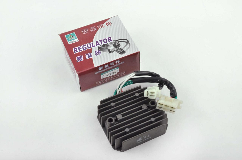 Реле зарядки скутер 4 Т китай 125/150 (8 проводов 5+3) Мукачево - изображение 1