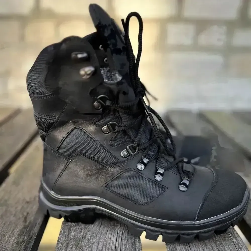 Берці тактичні демісезонні Stalker мембрана Gore-Tex чорні Запоріжжя - фото 7