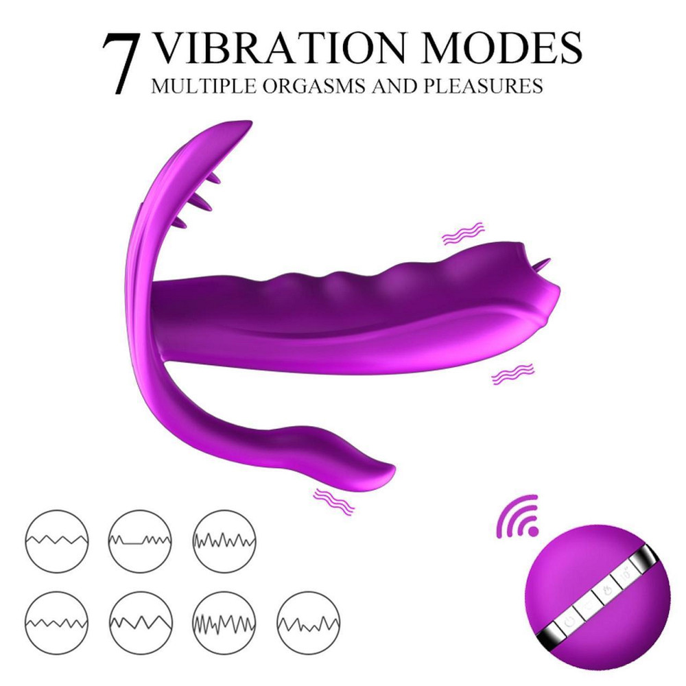 Стимулятор в трусики - Silicone Panty Vibrator USB, 7 Function, Heating Sex Aura Київ - фото 9