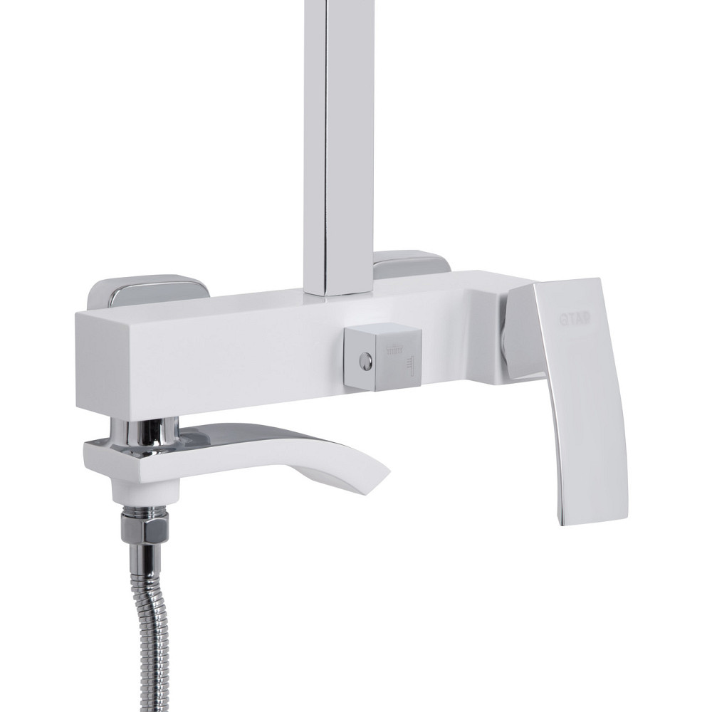 Душова система універсальна Qtap Swan Cascada на три споживачі (з виливом) QTSWA111CRW45570 Chrome/White Київ - фото 14