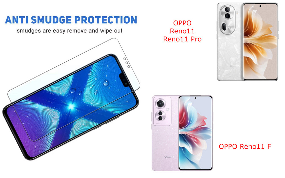 Защитное стекло NeoGlass для OPPO Reno11, Reno11 F, Reno11 Pro – ультрапрозрачное и устойчивое Киев - изображение 3