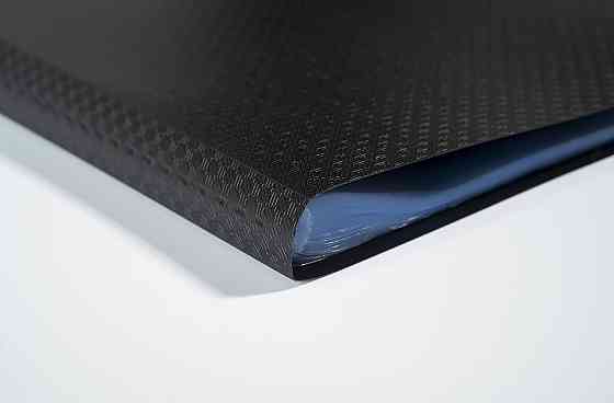 Папка-барвік Exacompta чорна A4 40 файлів 80 кишень на блискавці ZIP поліпропілен Київ