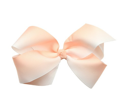 Персиково-белая повязочка для детей - окружность 34-50см, размер банта 11см Киев - изображение 2