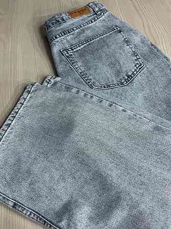 Джинсы женские Its Basic 2775 STRAIGHT FIT прямые свободные с разрезом и стразами серые, серый, 40,  Одесса