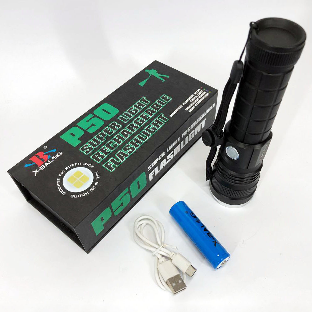 Армійські тактичні ліхтарі Bailong BL-P03-P50, Ударостійкий водонепроникний ліхтар LM-85 Львів - фото 2