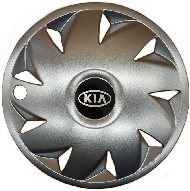 Автомобильные модельные колпаки R14 Kia 210 4шт, SJS, серебряные Киев - изображение 1