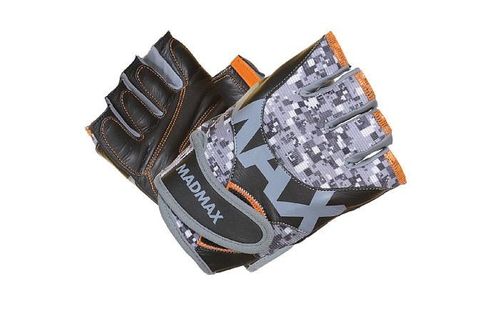 Перчатки для фітнесу MadMax MFG-831 Mti 83.1 Grey/Digital Camo M Кам'янське - фото 1