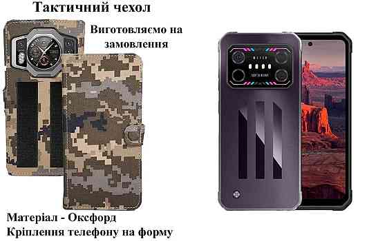 Тактический чехол для Nothing Phone (4a), Nothing Phone (4a) Pro, крепится к снаряжению на липучке Киев
