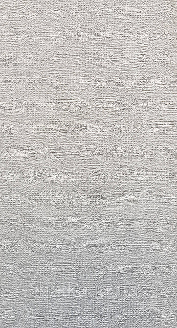 Шпалери вінілові на флізеліні NOVA метрові під штукатурку структурні однотонні світло-сірі Київ - фото 1
