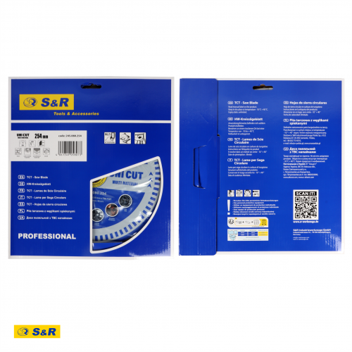 Диск пиляльний універсальний S&R UniCut Meister FWF 254х30х3 мм Одеса