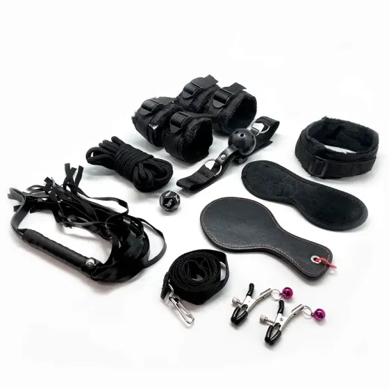 Набір для BDSM Alive FURY Black BDSM Kit, 10 предметів Львів