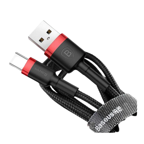 Кабель USB Type-C BASEUS CATKLF-A91 Cafule 3,0A 0,5м червоний/чорний Житомир