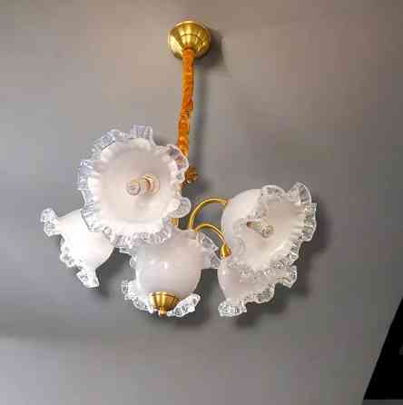 Светодиодная люстра Колокольчик 5019 (Золотая) на 5 плафонов Винница