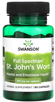 Екстракт звіробою Swanson St. John's Wort 375mg 60 капс Київ