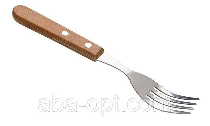 Виделка для стейку з дерев'яною ручкою L 19 см (шт) Одеса - фото 1