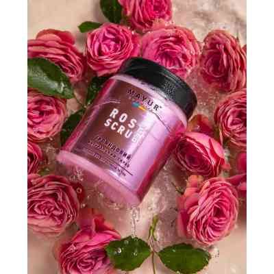 Скраб для тіла Mayur сольовий Троянда 250 мл (4820189560722) Вінниця