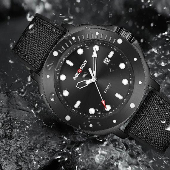 Часы мужские наручные Aocasdiy Expert (Черный) Винница - изображение 4