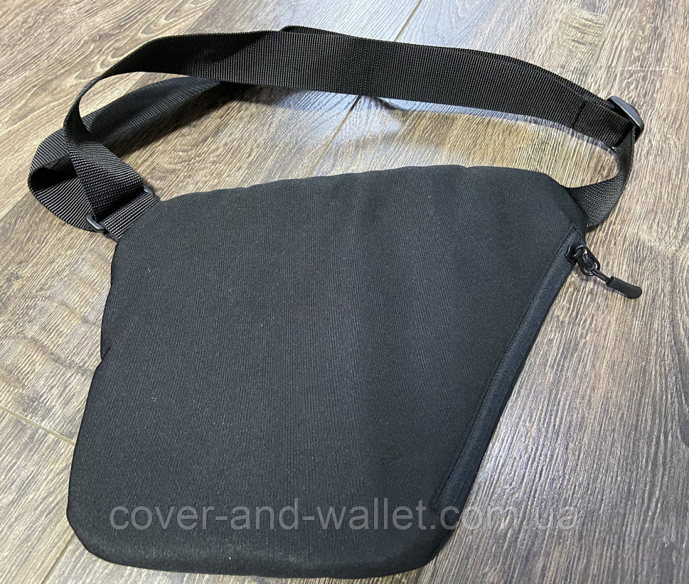 Чоловіча нейлонова сумка слінг через плече чорного кольору Puos Київ - фото 6