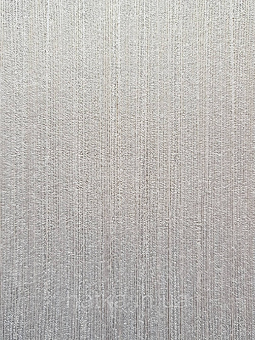 Шпалери вінілові на паперовій основі Sirpi Italian Silk 7 однотонні кремові тонка срібна смуга Київ - фото 3