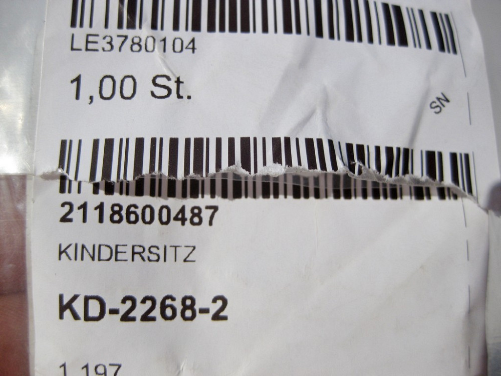 Mercedes-Benz  A2118600487 Новий тримач - кронштейн дитячого сидіння ISOFIX під заднім правим сидінням зліва E-Class W211 CLS C219 Одеса - фото 8