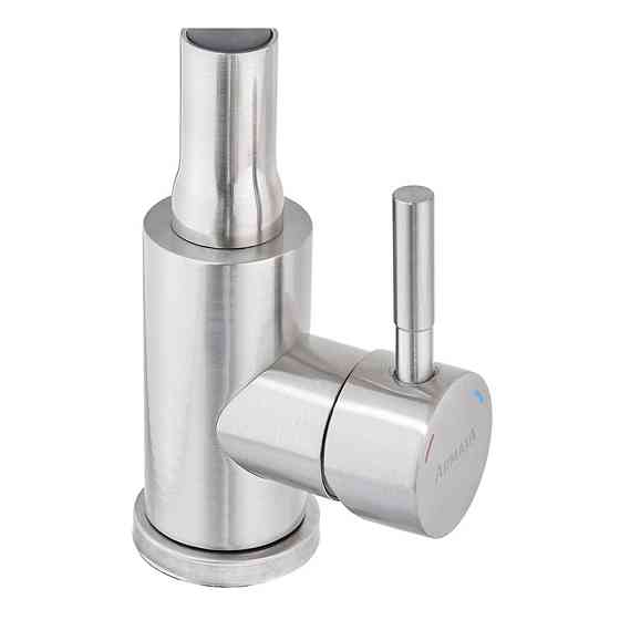 Кухонный смеситель Armata SUS-011 Refl.Black из нержавеющей стали Харьков